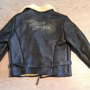 Women's Harley Davidson Leather Bomber